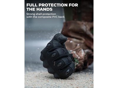  Touchscreen Motorcycle Gloves with Hard Shell & Palm Padding for Sports Motorcycle