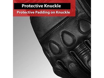 Jackets 4 Bikes Men's Vintage Goatskin Leather Motorcycle Gloves