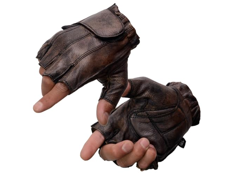 Leather MG7561 Men's Premium Brown Leather