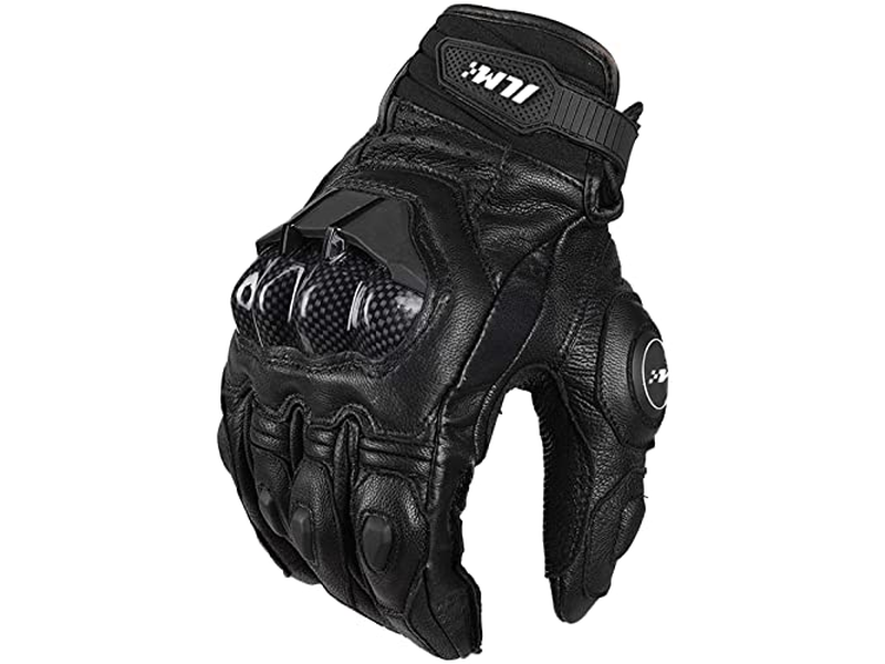 Leather Motorcycle Gloves Touchscreen