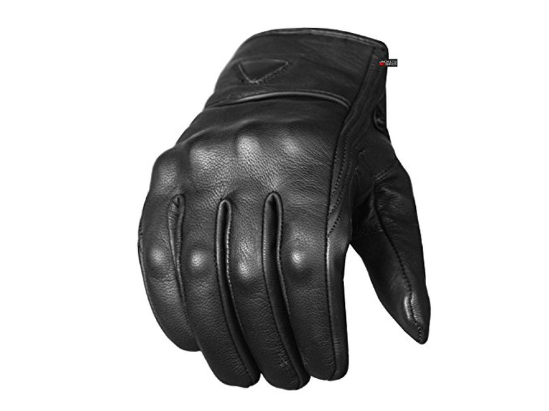 Men's Premium Leather Street Motorcycle Protective Cruiser Gloves