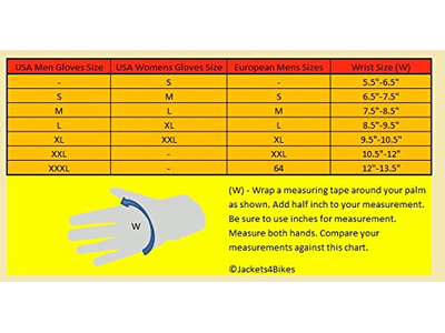 Men's Premium Leather Street Motorcycle Protective Cruiser Gloves