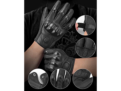 Motorcycle Leather Motorcycle Riding Gloves