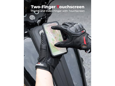 Sheepskin Leather Motorcycle Gloves for Men
